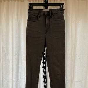 Everlane The Authentic Stretch High-Rise Skinny Washed Black 24 Ankle